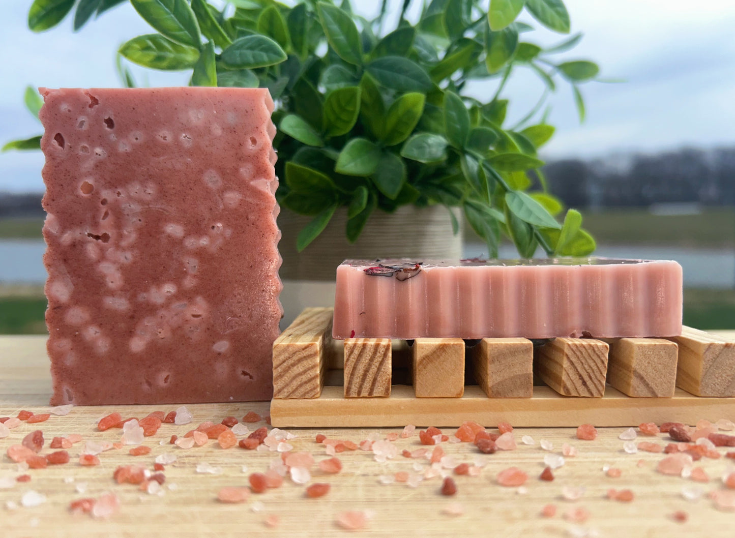 HIMALAYAN ROSE | Himalayan Salt + Rose Essential Oils