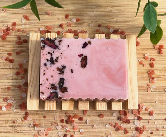 HIMALAYAN ROSE | Himalayan Salt + Rose Essential Oils