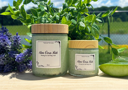 ALOE VERA MIST BODY SCRUB |Tea Tree + Lavender